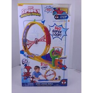 Marvel Spidey And His Amazing Friends Spidey Amazing Metals Super Loop Track Set